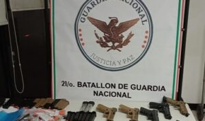 confiscan armas en puente