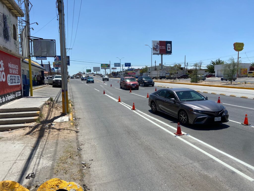 avanza pintado de carriles