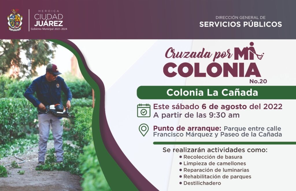 cruzada por mi colonia en las cañadas