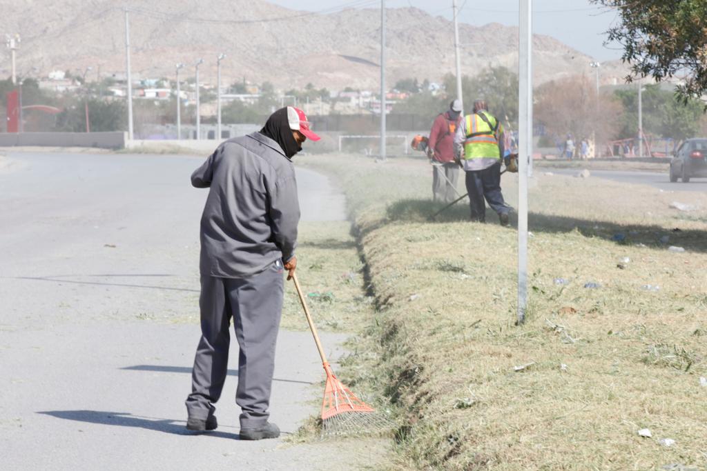 trabajaadores de parques