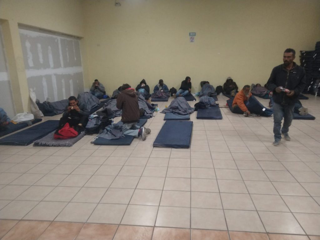 Atencion en refugios