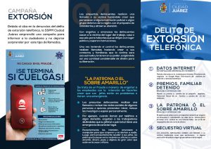 campaña vs extorsion