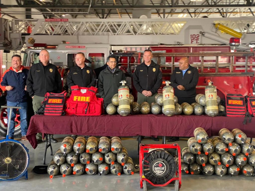 donativo a bomberos