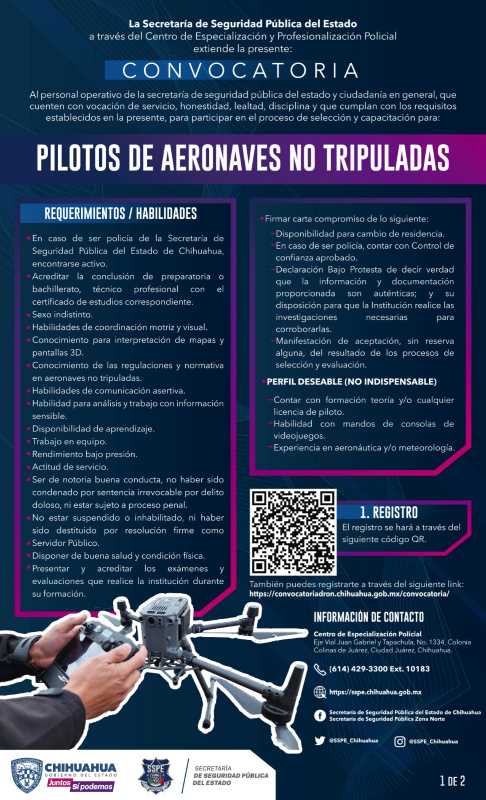 convocatoria drones