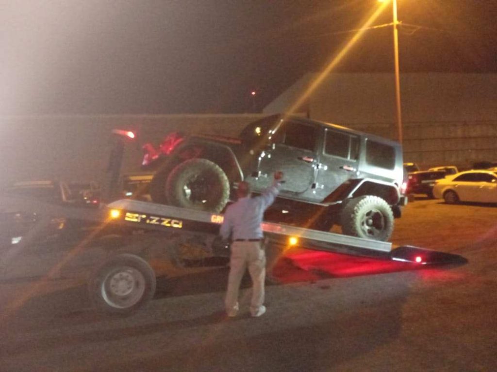 jeep detenido