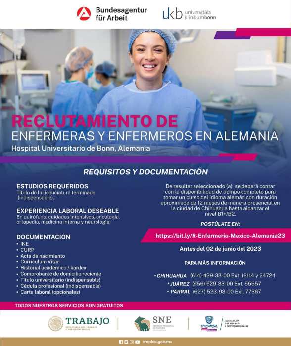 convoca enfermeras