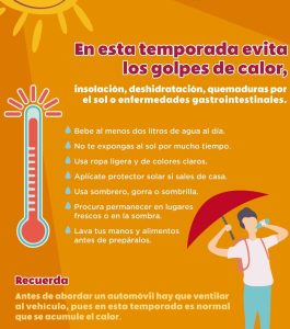 alerta golpes calor