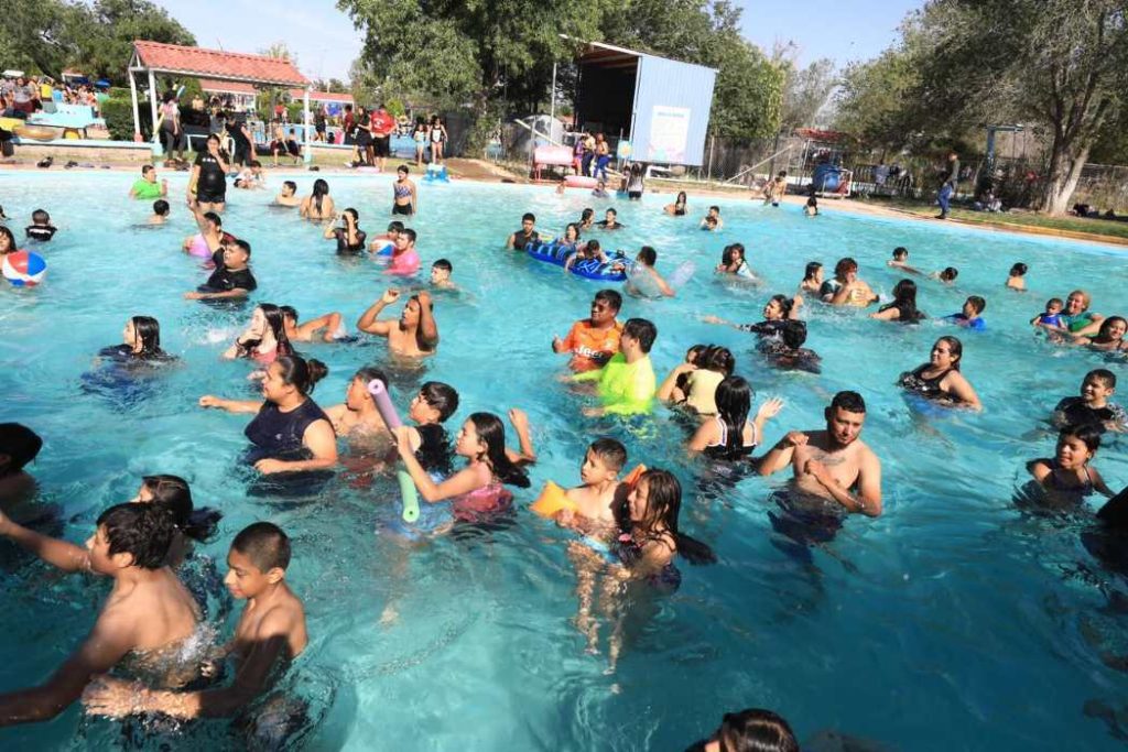 bañistas