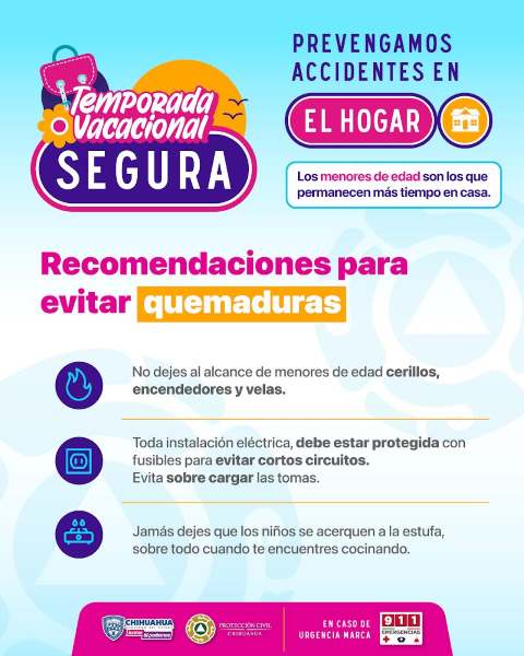 alerta por temporada vacional