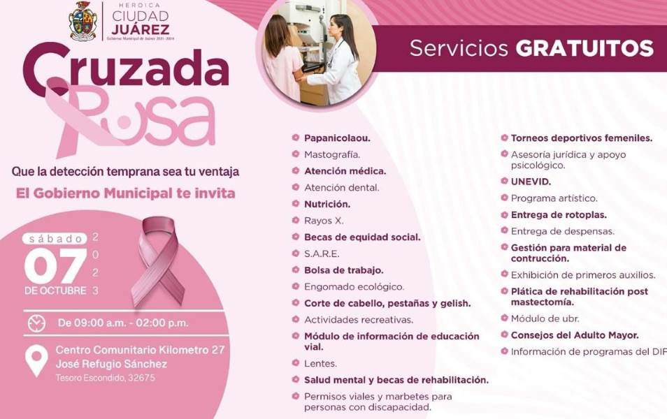 cruzada rosa