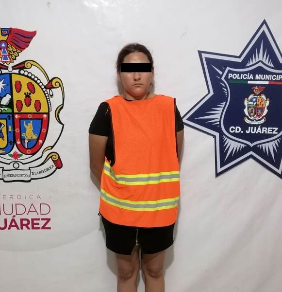 detenida con droga y arma