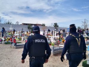 vigilancia policiaca en panteones