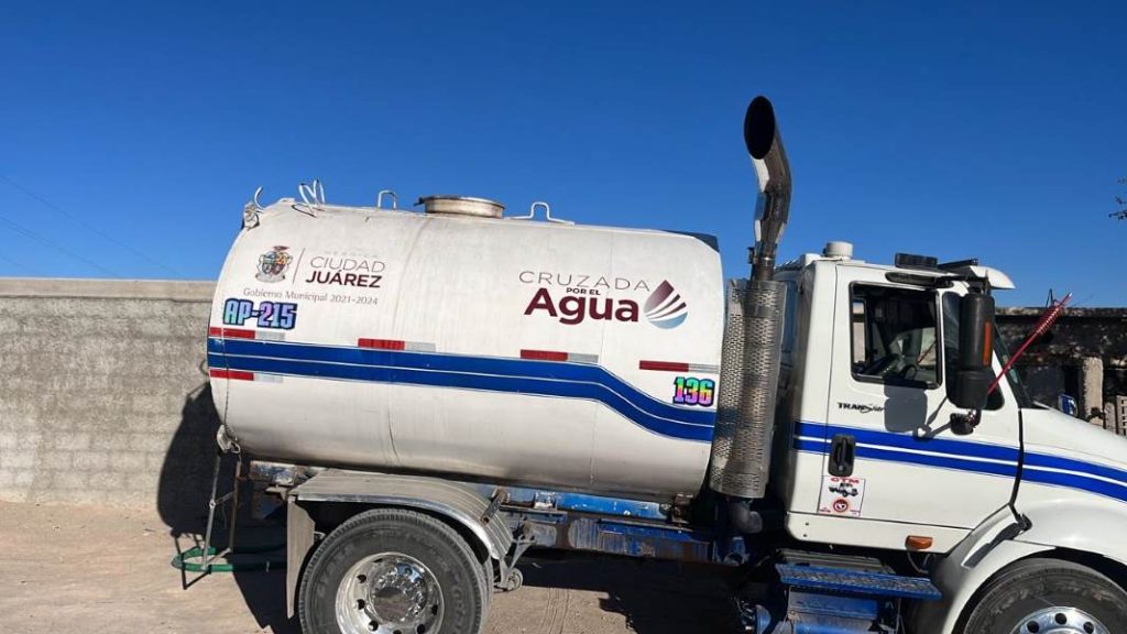cruzada por el agua