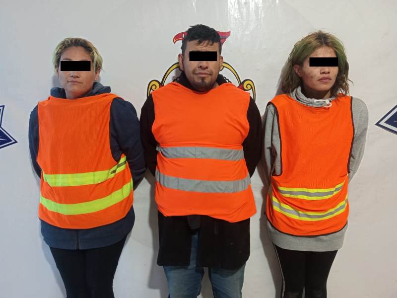 detenidos con drog, arma y dinero
