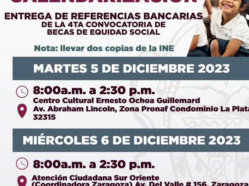 entrega ultima beca escolar