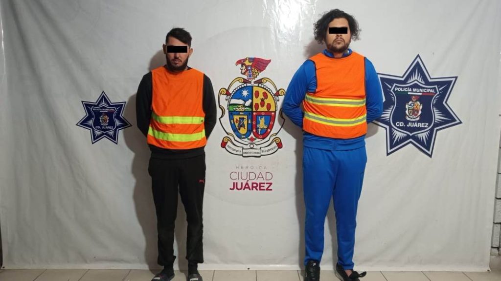 detenidos con cristal