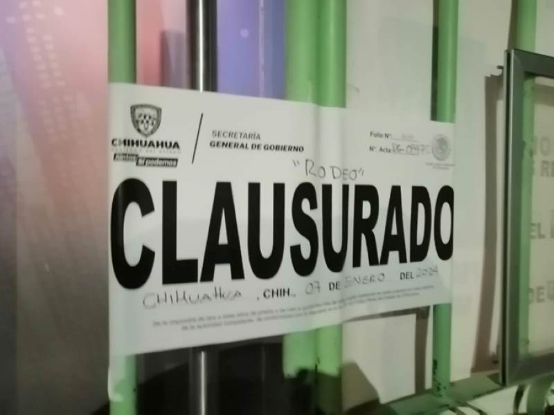 clausuran negocios bares