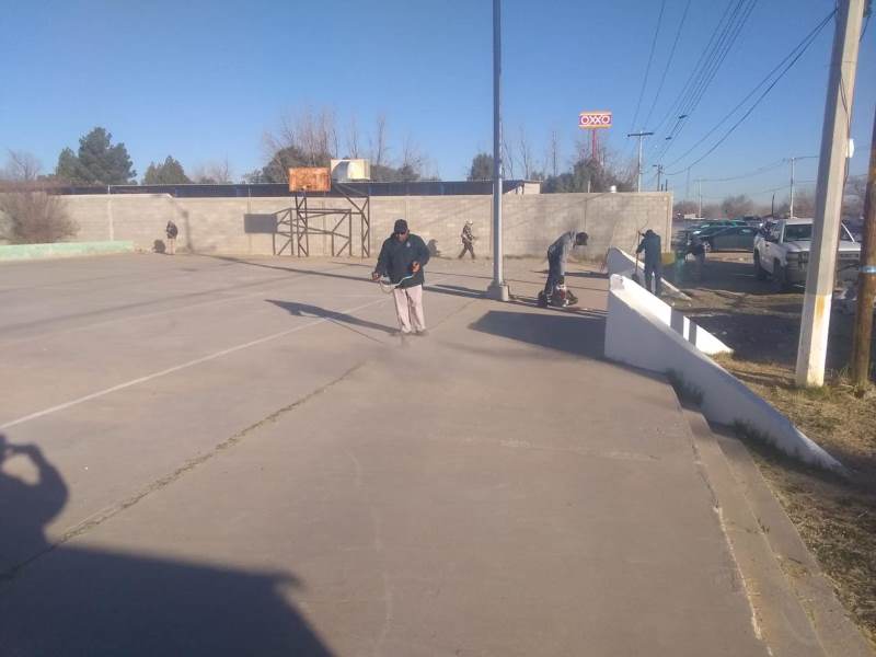 mantenimiento canchas loma blanca