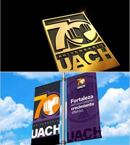 logo aniversario uach