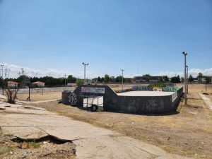 limpian areas deportivas del chami