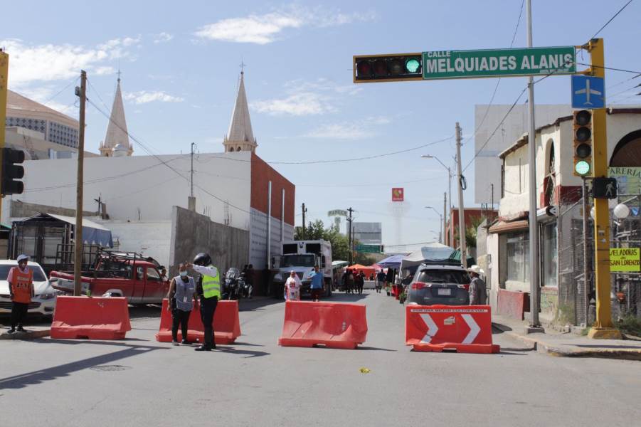 cierre calles sn lorenzo
