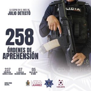 detenidos con orden en julio