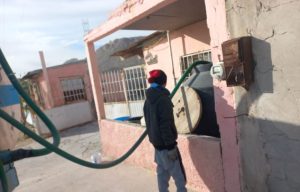 entrega de agua des social