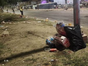 retiraron basura del punto
