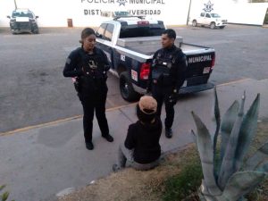mujer rescatada