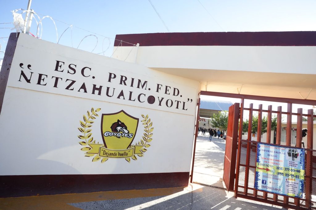 rehabilitan escuela netzahualcoyotl