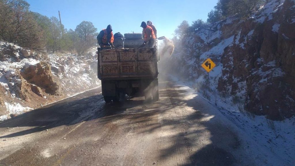 sal en carreteras nev