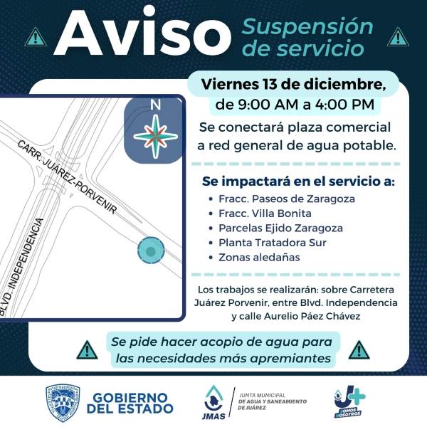 carre juarez porvenir sin servicio