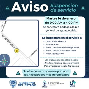aviso suspension aeronautica