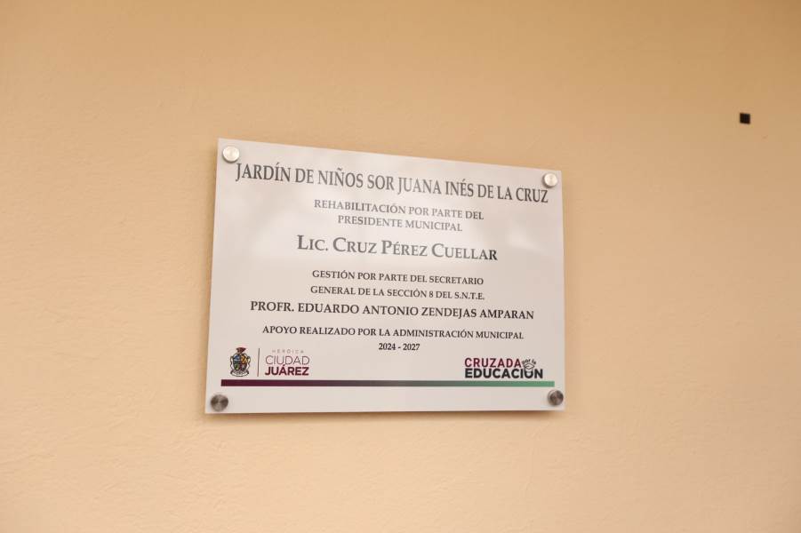 entregan obras rehabilitac jardin niños