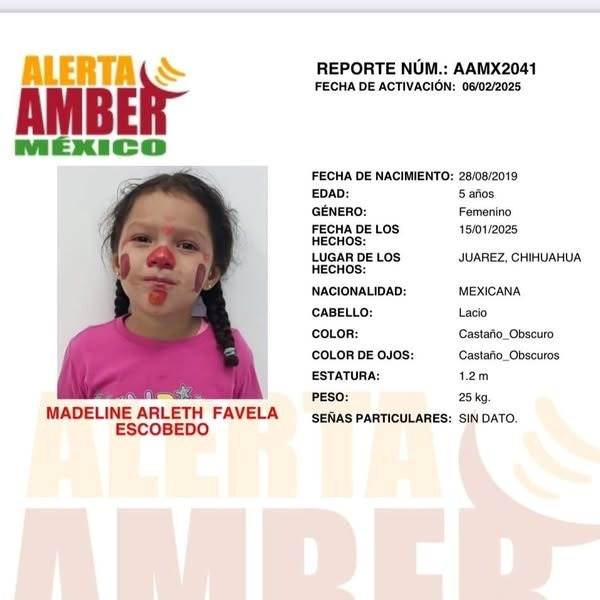 alerta amber