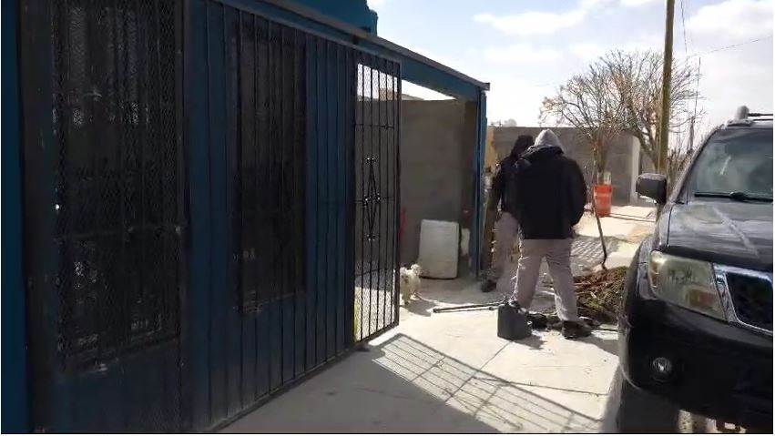 casa-toma con toma clandestina