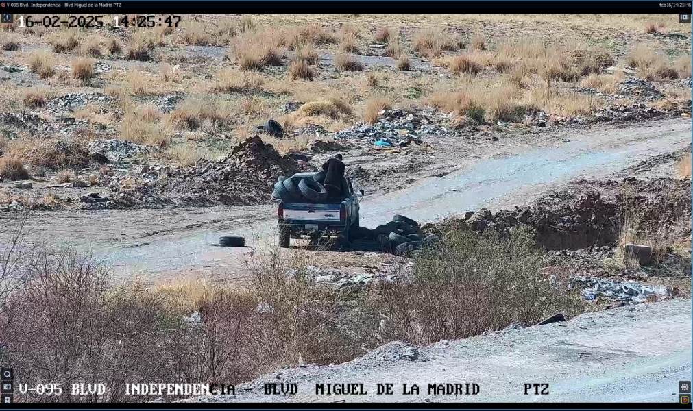 infragante tirando llantas
