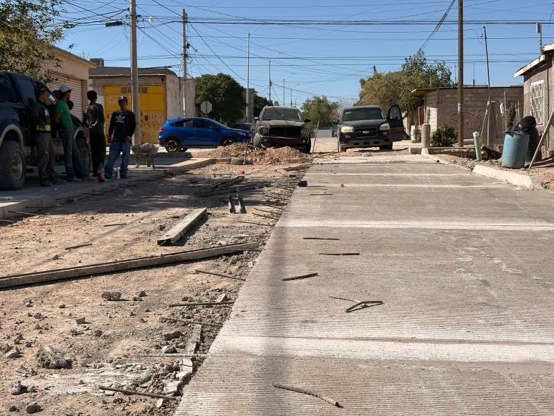 pavimentan calle quinta