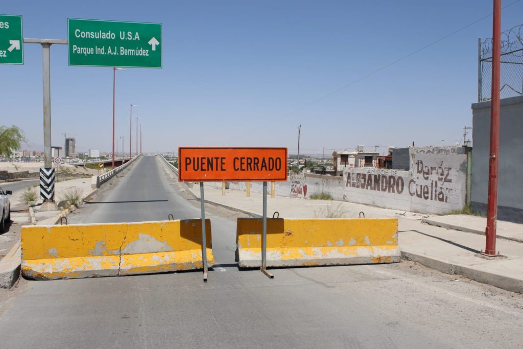 puente cerrado calle pina