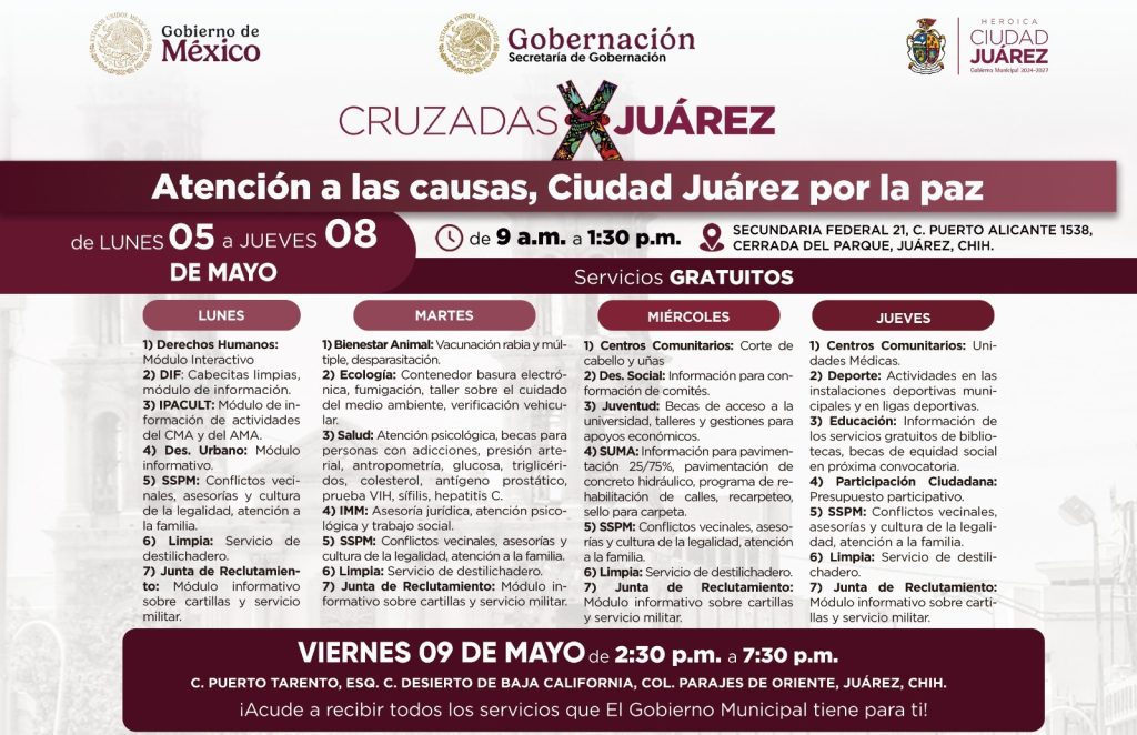 cruzada a parajes