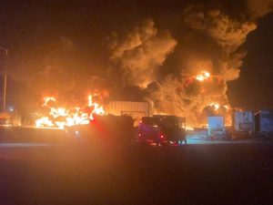 incendio trituradora llantas