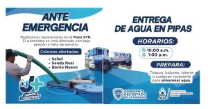 jmas reparto agua pipas