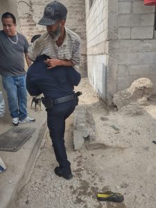 anciano rescatado de incendio