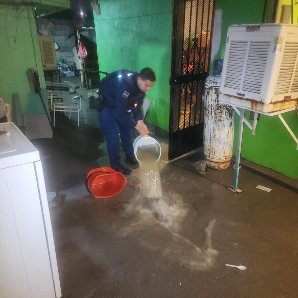 apoyo policiaco inundaciones