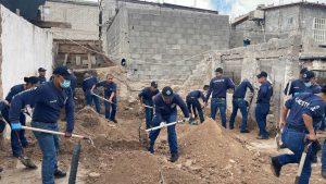 cadetes apoyo damnificados
