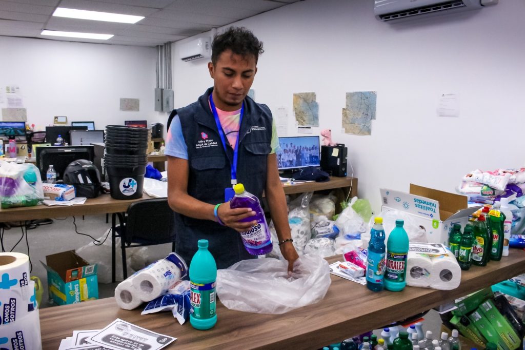 jmas colecta de viveres damnificados