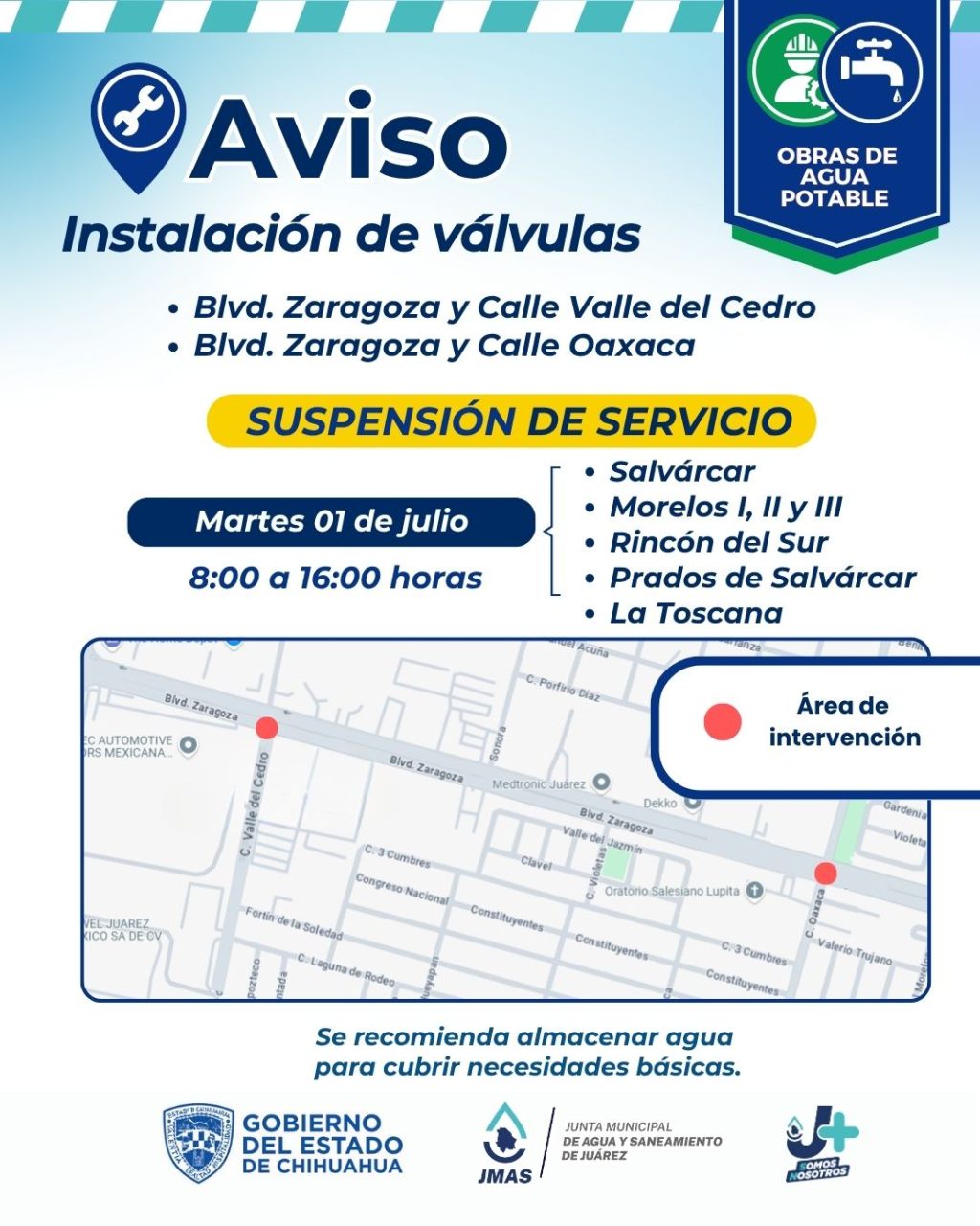 jmas reparacion de valvulas hoy