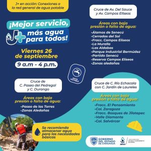 suspencion de agua por conexion fracc