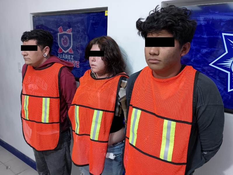 detenidos con arma y droga