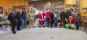 donativo a santa bombero
